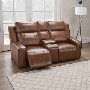 Barcelona Electric Recliner Brown 3+2+1 - Image 3